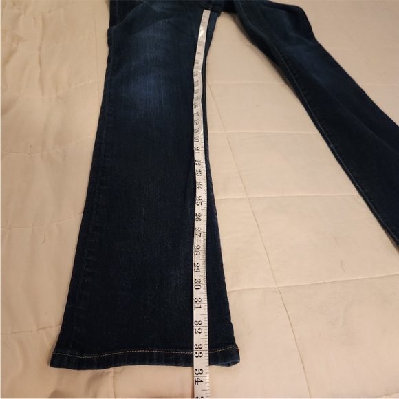 JOE'S Women's Jeans Curvy Bootcut Denim, Rikki Color Size 31, EUC Whisker Detail - Picture 5 of 6